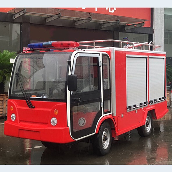 Camión de bomberos eléctrico cerrado